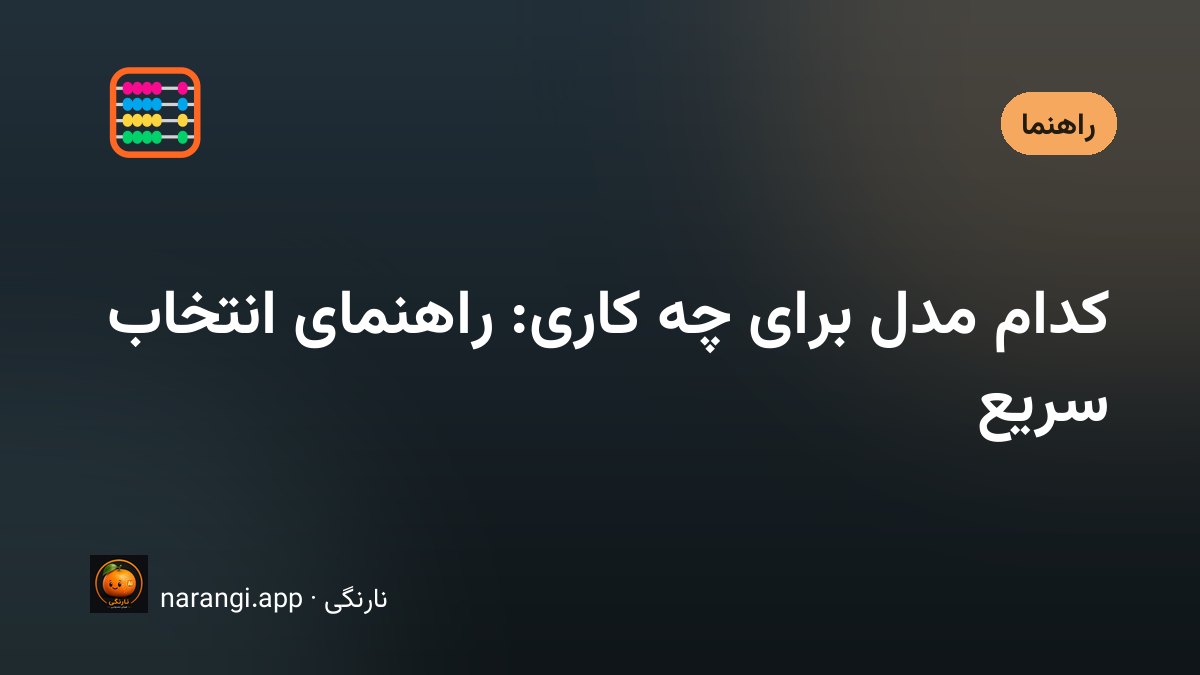 مقایسه‌ی کاربرد مدل‌های مختلف هوش مصنوعی برای نوشتن، کد، استدلال و تصویر
