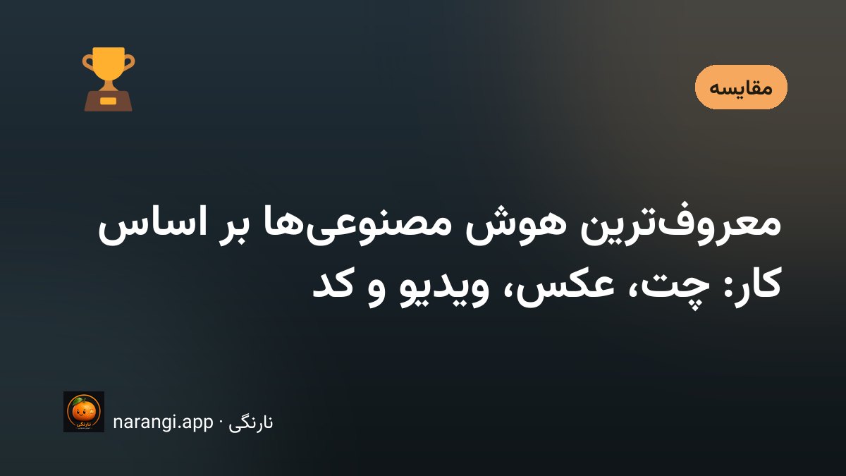 شش کارت کنار هم با نماد چت، عکس، ویدیو، کد، صدا و جست‌وجو